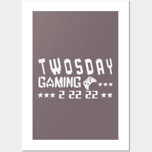 Twosday gaming lovers 2 22 2022 Posters and Art